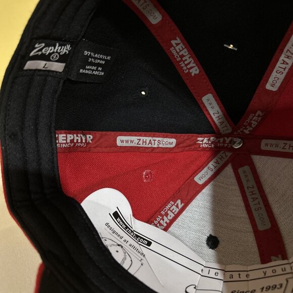 Maryland Terrapins Terps Stretch L Hat Curved Brim New Zephyr NCAA New - Picture 8 of 8